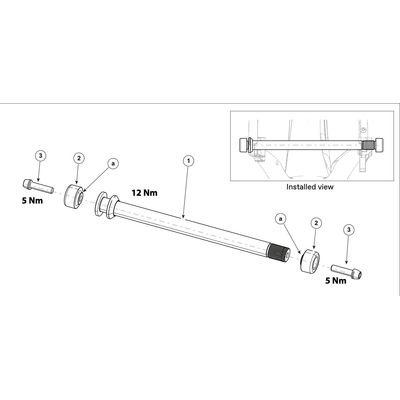 Cannondale 2-in-1 Trainer Thru Axle