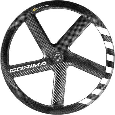 Corima 5 Spoke 47mm 700c Carbon Tubular Track Wheel with Ceramic Bearings